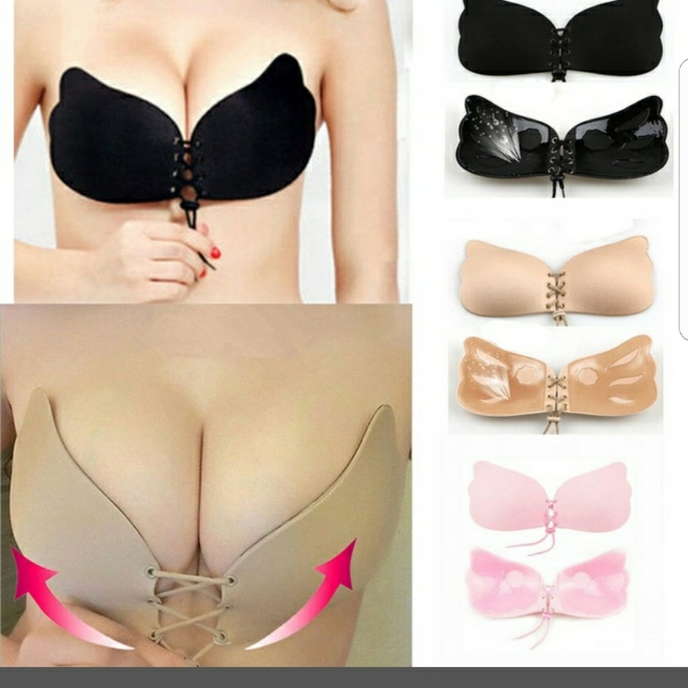 Strapless Adhesive push up bra - Picture 2 of 5